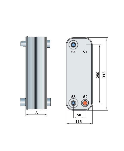 Теплообменник пластинчатый ALFA LAVAL CD200 Теплообменники #2